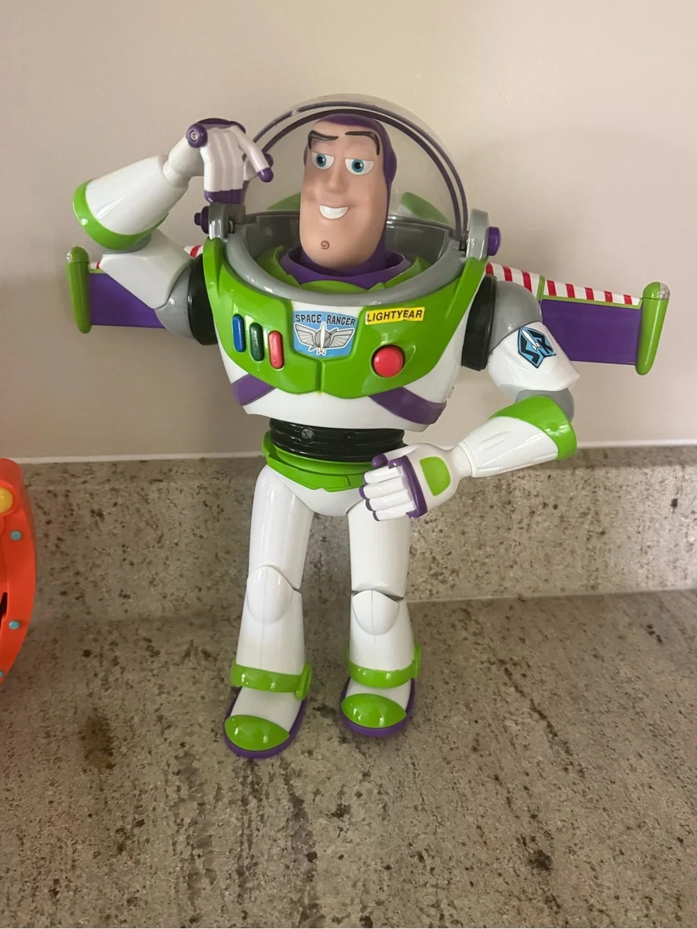Disney‎ Buzz Lightyear Action Figure and Emperor Zurg Lightup Projection Game